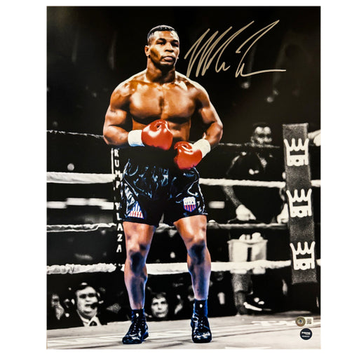 Mike Tyson Signed Boxing 16x20 Photo (Beckett)
