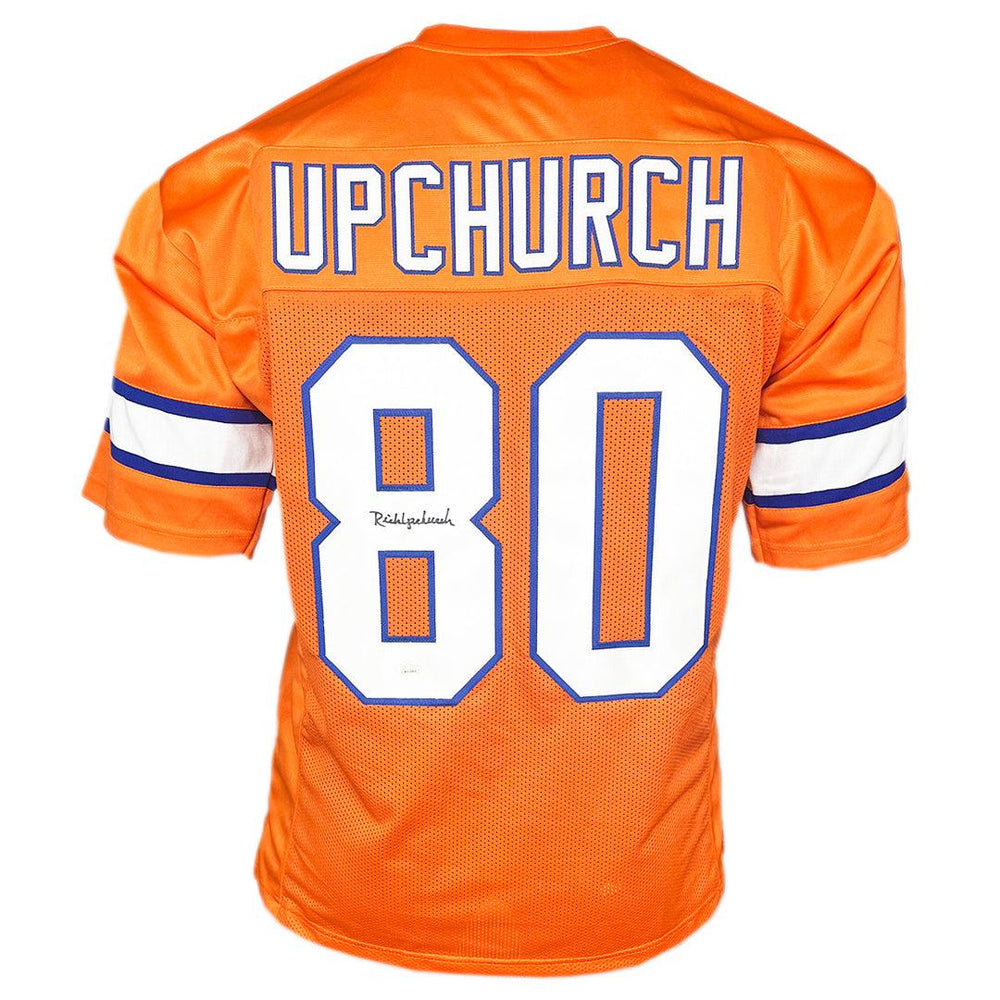 Rick Upchurch Signed Denver Orange Football Jersey (JSA) - RSA