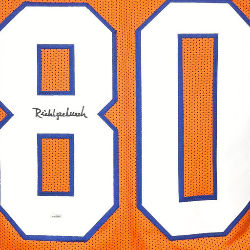 Rick Upchurch Signed Denver Orange Football Jersey (JSA) - RSA