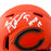 Brian Urlacher Signed HOF 18 Inscription Chicago Bears Rave Mini Football Helmet (Beckett)