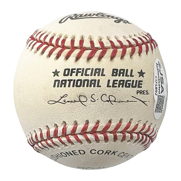 Johnny Vander Meer Signed 6/11/38 - 6/15/38 Inscription Rawlings Official Major League Baseball (JSA)