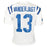 Mike Vanderjagt Signed Indianapolis White Football Jersey (JSA)