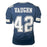 Deuce Vaughn Signed Dallas Navy Football Jersey (Beckett)