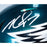 Michael Vick Signed Philadelphia Eagles Midi SpeedFlex Football Helmet (Beckett)