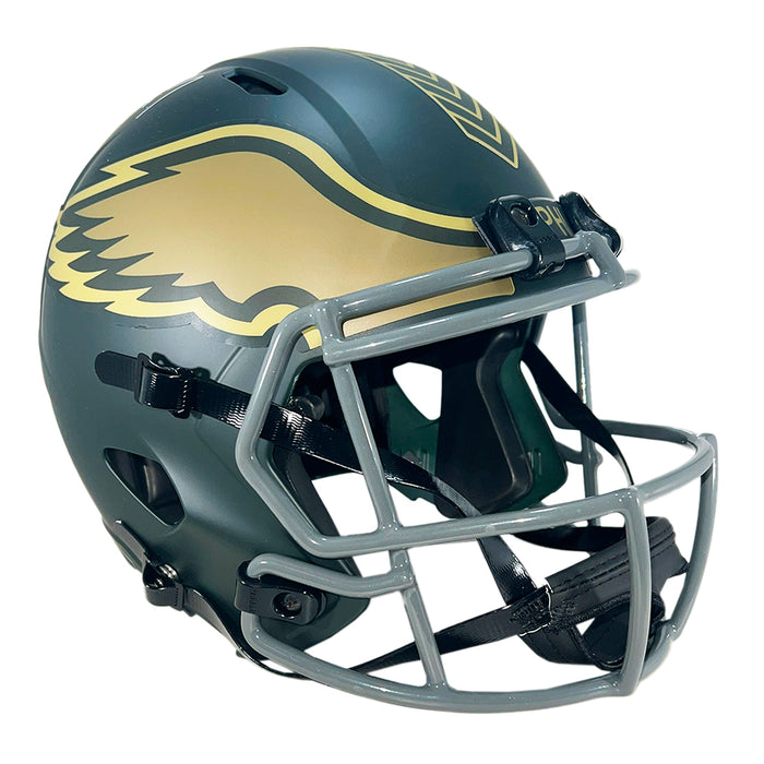 Michael Vick Signed Philadelphia Eagles Salute to Service 2025 Full-Size Replica Football Helmet (Beckett)