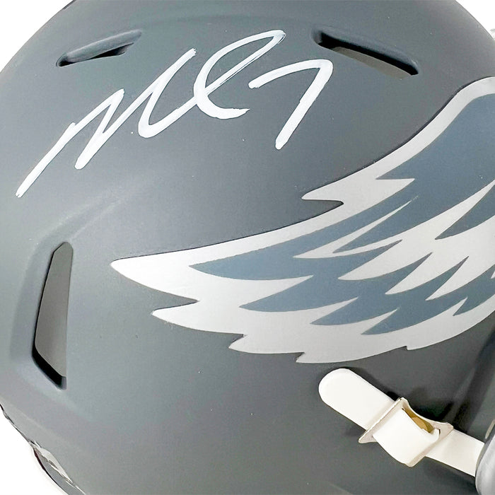 Michael Vick Signed Philadelphia Eagles Slate Alternate Speed Mini Football Helmet (Beckett)