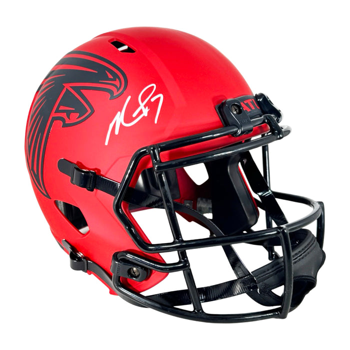 Michael Vick Signed Atlanta Falcons Rave Full-Size Replica Football Helmet (Beckett)