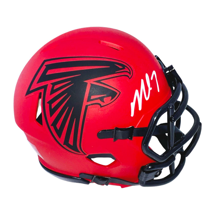 Michael Vick Signed Atlanta Falcons Rave Mini Football Helmet (JSA)