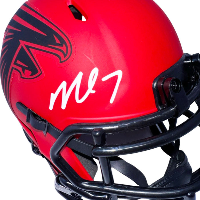 Michael Vick Signed Atlanta Falcons Rave Mini Football Helmet (JSA)