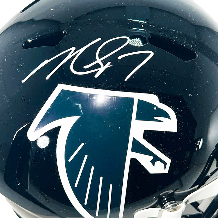 Michael Vick Signed Atlanta Falcons Throwback 90-02 Speed Full-Size Replica Football Helmet (Beckett)