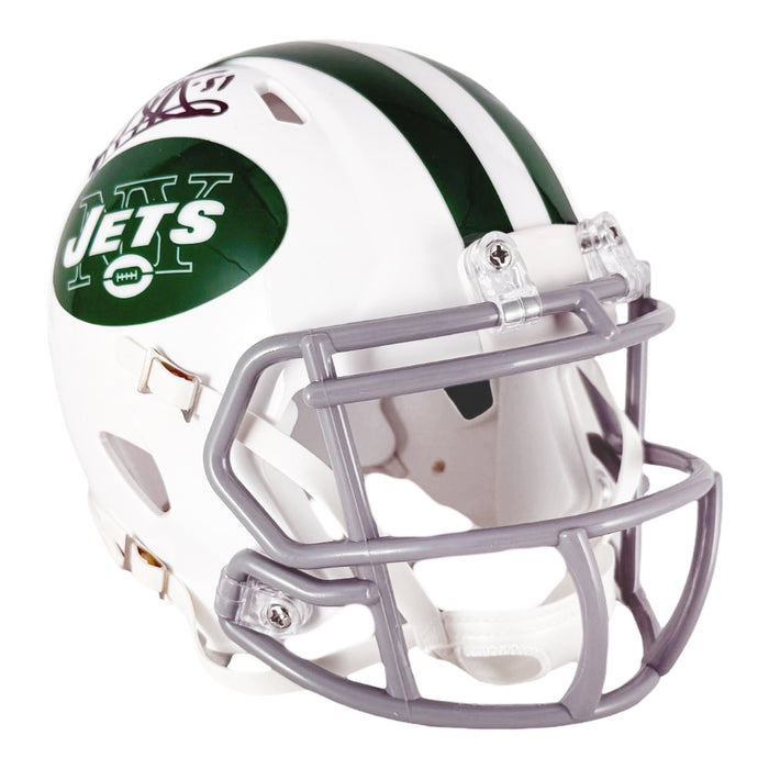Jonathan Vilma Signed New York Jets Alt 2024 Speed Mini Football Helmet (JSA)