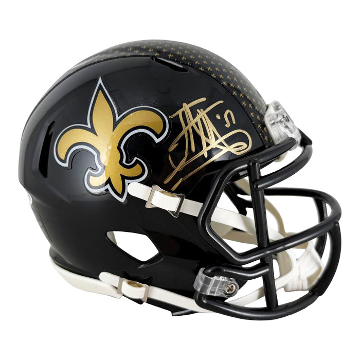 Jonathan Vilma Signed New Orleans Saints Alt 2022 Speed Mini Football Helmet (JSA)
