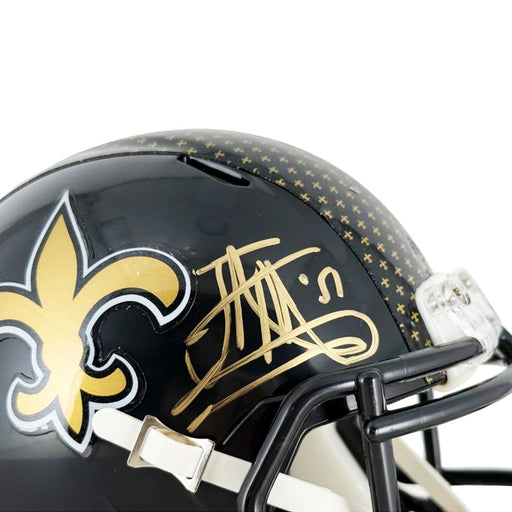 Jonathan Vilma Signed New Orleans Saints Alt 2022 Speed Mini Football Helmet (JSA)