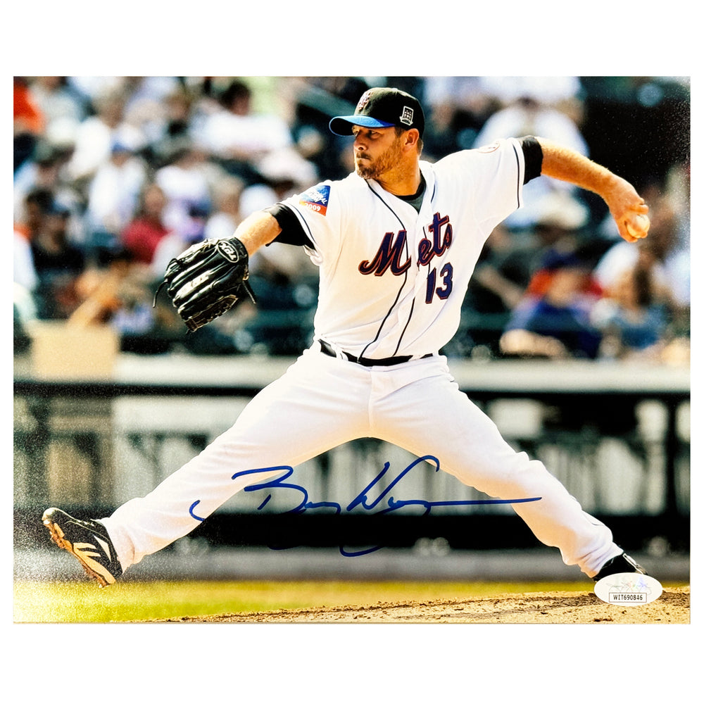 Billy Wagner Signed New York Pose 1 Baseball 8x10 Photo (JSA)