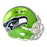 Kenneth Walker III Signed Seattle Seahawks Flash Speed Mini Football Helmet (Beckett)