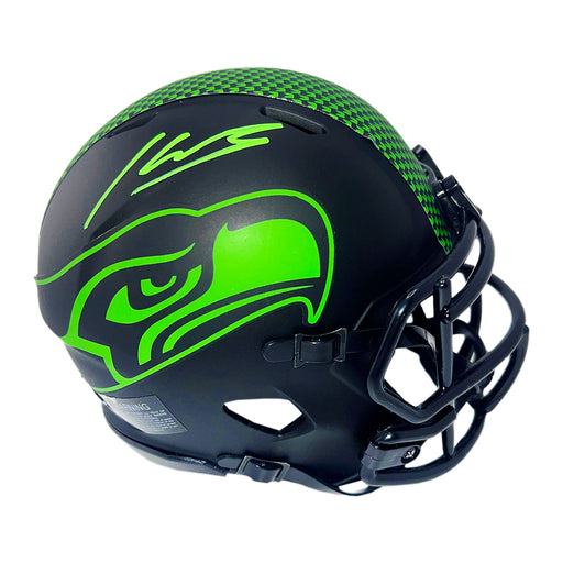 Kenneth Walker III Signed Seattle Seahawks Eclipse Mini Football Helmet (Beckett)