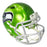 Kenneth Walker III Signed Seattle Seahawks Flash Speed Mini Football Helmet (Beckett)