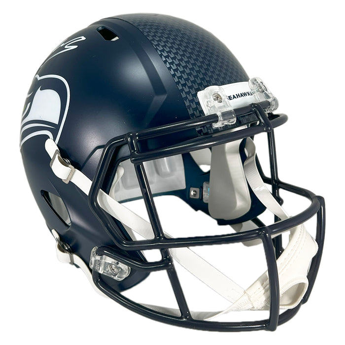 Kenneth Walker Signed Seattle Seahawks Full-Size Speed Replica Football Helmet (Beckett)