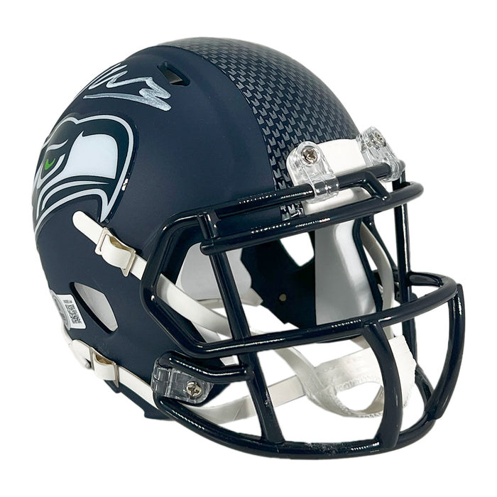 Kenneth Walker III Signed Seattle Seahawks Speed Mini Football Helmet (Beckett)