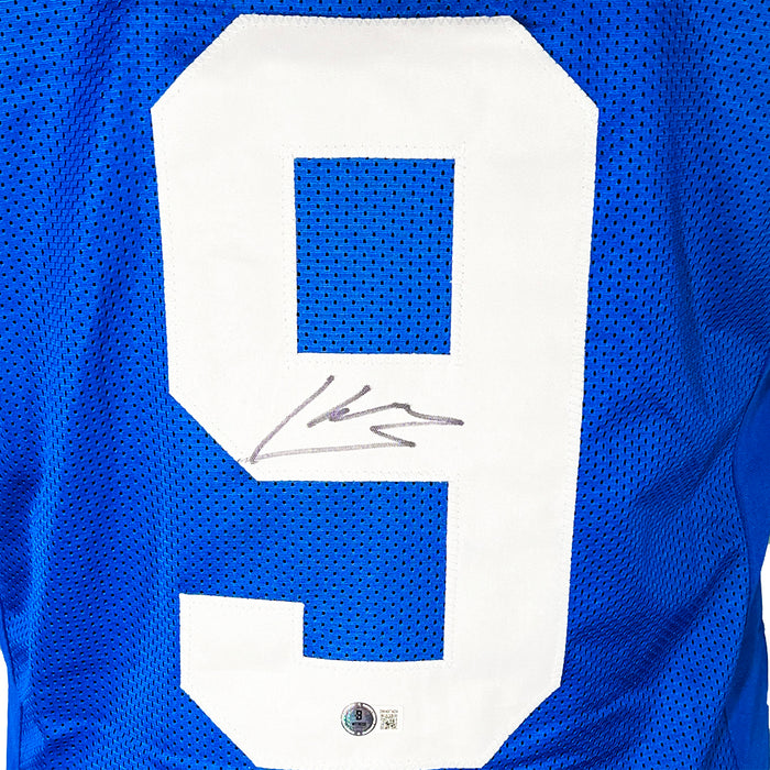 Kenneth Walker III Signed Seattle Royal Blue Football Jersey (Beckett)