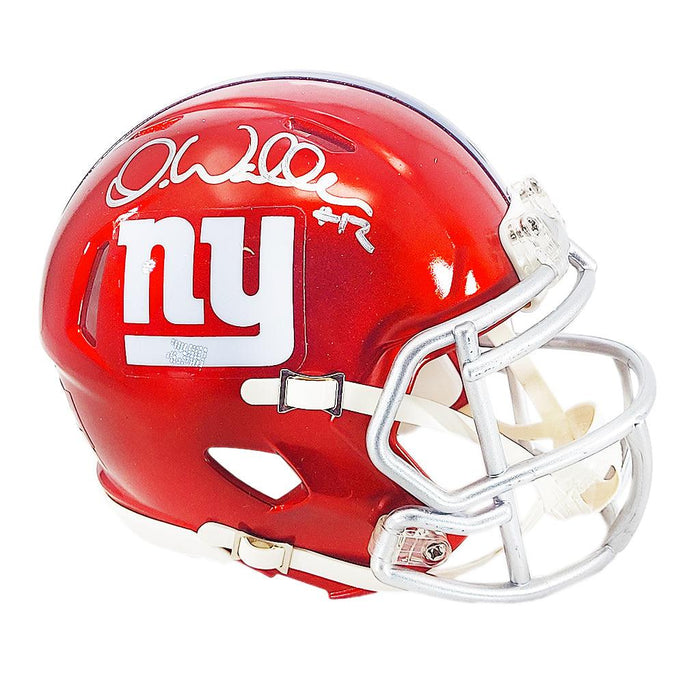 Darren Waller Signed New York Giants Flash Speed Mini Football Helmet (JSA) - RSA