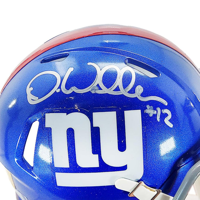Darren Waller Signed New York Giants Speed Mini Football Helmet (JSA) - RSA