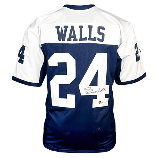 Everson Walls Signed Dallas Thanksgiving Football Jersey (Beckett)