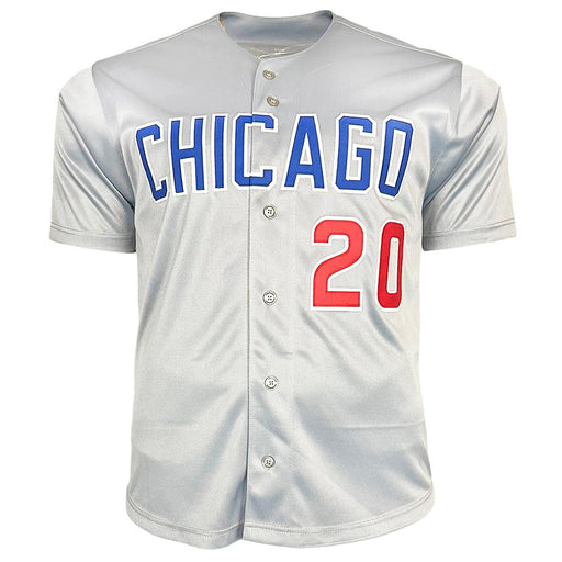 Jerome Walton Signed 1989 NL ROY Inscription Chicago Grey Baseball Jersey (JSA) - RSA