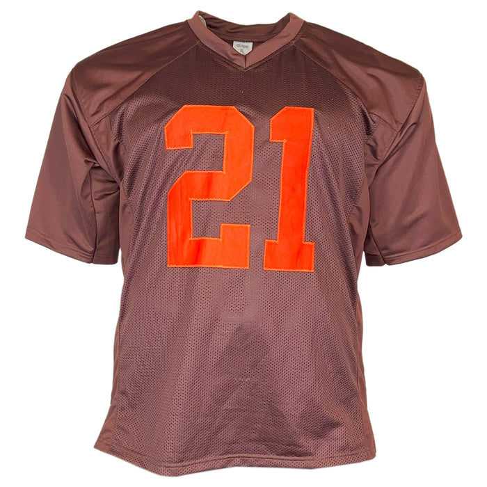 Denzel Ward Signed Cleveland Brown Football Jersey (Beckett)