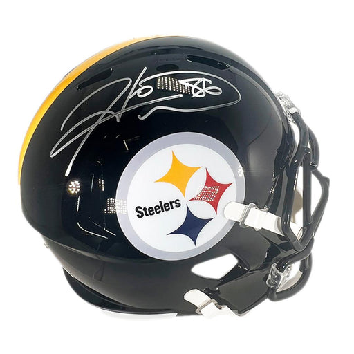 Hines Ward Signed Pittsburgh Steelers Speed Full-Size Replica Football Helmet (JSA) - RSA