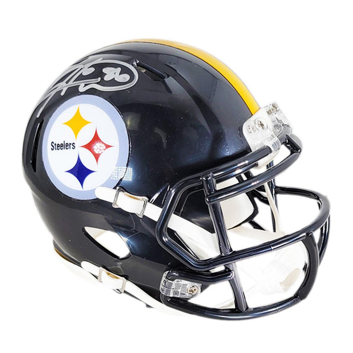 Hines Ward Signed Pittsburgh Steelers Speed Mini Football Helmet (JSA) - RSA