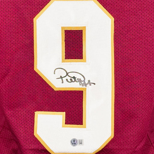 Peter Warrick Signed FSU College Red Football Jersey (Beckett)