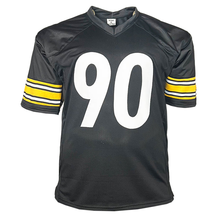 TJ Watt Signed Pittsburgh Black Football Jersey (Beckett)