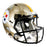 TJ Watt Signed Pittsburgh Steelers Chrome Speed Full-Size Replica Football Helmet (Beckett)