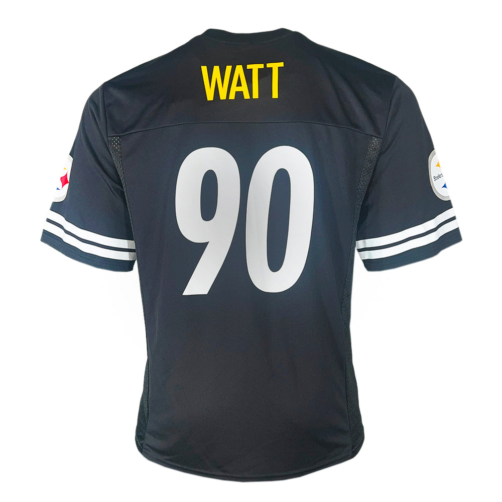 TJ Watt Authentic Pittsburgh Steelers Black Large Unsigned Football Jersey