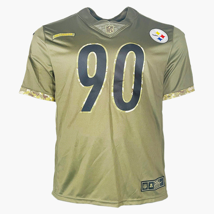 TJ Watt Authentic Pittsburgh Steelers Salute Large Unsigned Nike Football Jersey