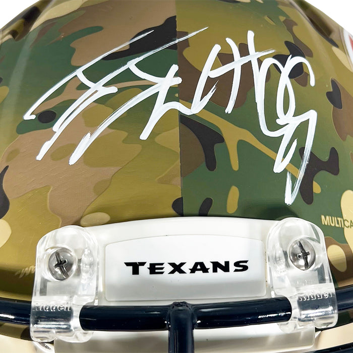 JJ Watt Signed Houston Texans Camo Authentic Speed Full-Size