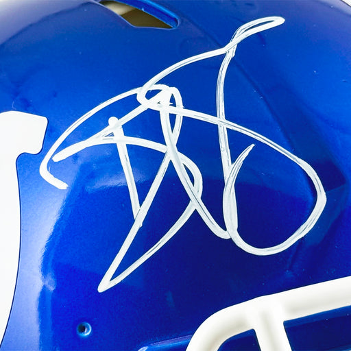 Reggie Wayne Signed Indianapolis Colts Authentic Flash Full-Size Football Helmet (Beckett)