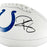 Reggie Wayne Signed Logo Panel Indianapolis Colts Official NFL Team Logo Football (Beckett)