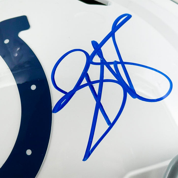 Reggie Wayne Signed Indianapolis Colts Speed Full-Size Replica Football Helmet (Beckett)