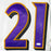 Ladarius Webb Signed Baltimore White Football Jersey (JSA)