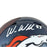 Wes Welker Signed Denver Broncos 2024 Speed Mini Football Helmet (JSA)