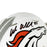 Wes Welker Signed Denver Broncos Alt 2024 Speed Mini Football Helmet (JSA)