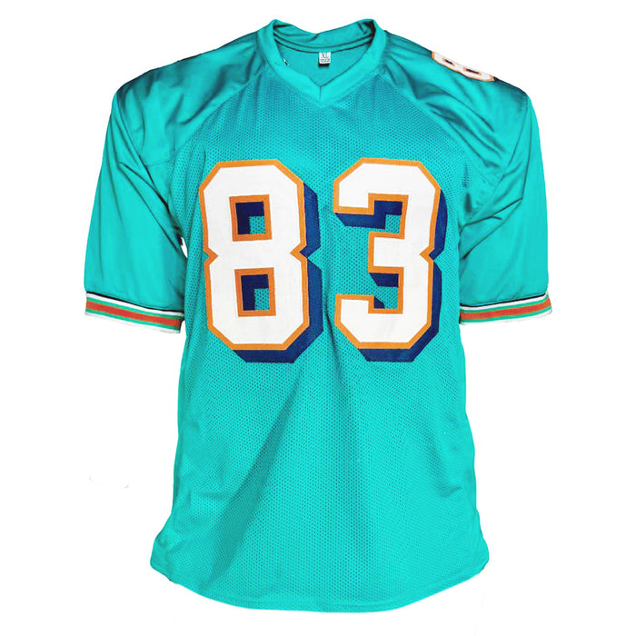 Wes Welker Signed Miami Teal Football Jersey (JSA)