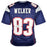 Wes Welker Signed New England Navy Football Jersey (JSA)
