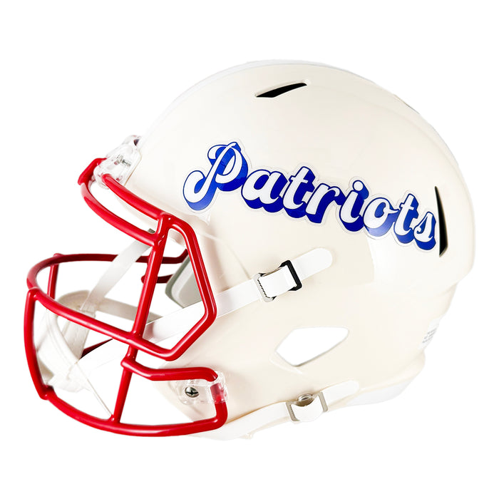 Wes Welker Signed New England Patriots Retro Speed Full-Size Replica F — RSA