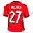 Wes Welker Signed Texas Tech College Red Football Jersey (JSA)