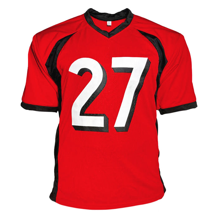 Wes Welker Signed Texas Tech College Red Football Jersey (JSA)