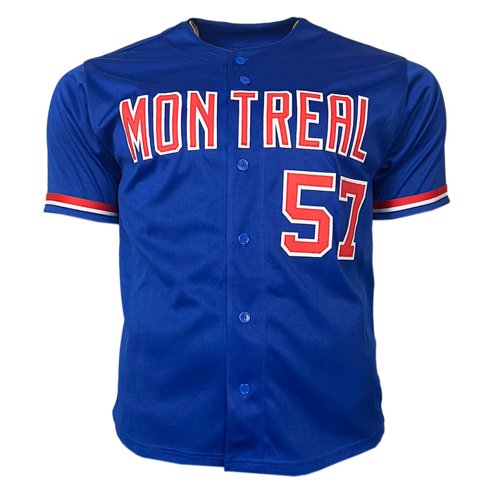 John Wetteland Signed Montreal Blue Royal Baseball Jersey (JSA)