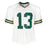 Dontayvion Wicks Signed Green Bay White Football Jersey (JSA)